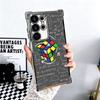 Rubik Cube Formula Spoofs Math Plating Phone Case For Samsung Galaxy S24 S25 FE S26 Edge S23 Ultra S22 S21 Plus S20 Anti-Fall Ai