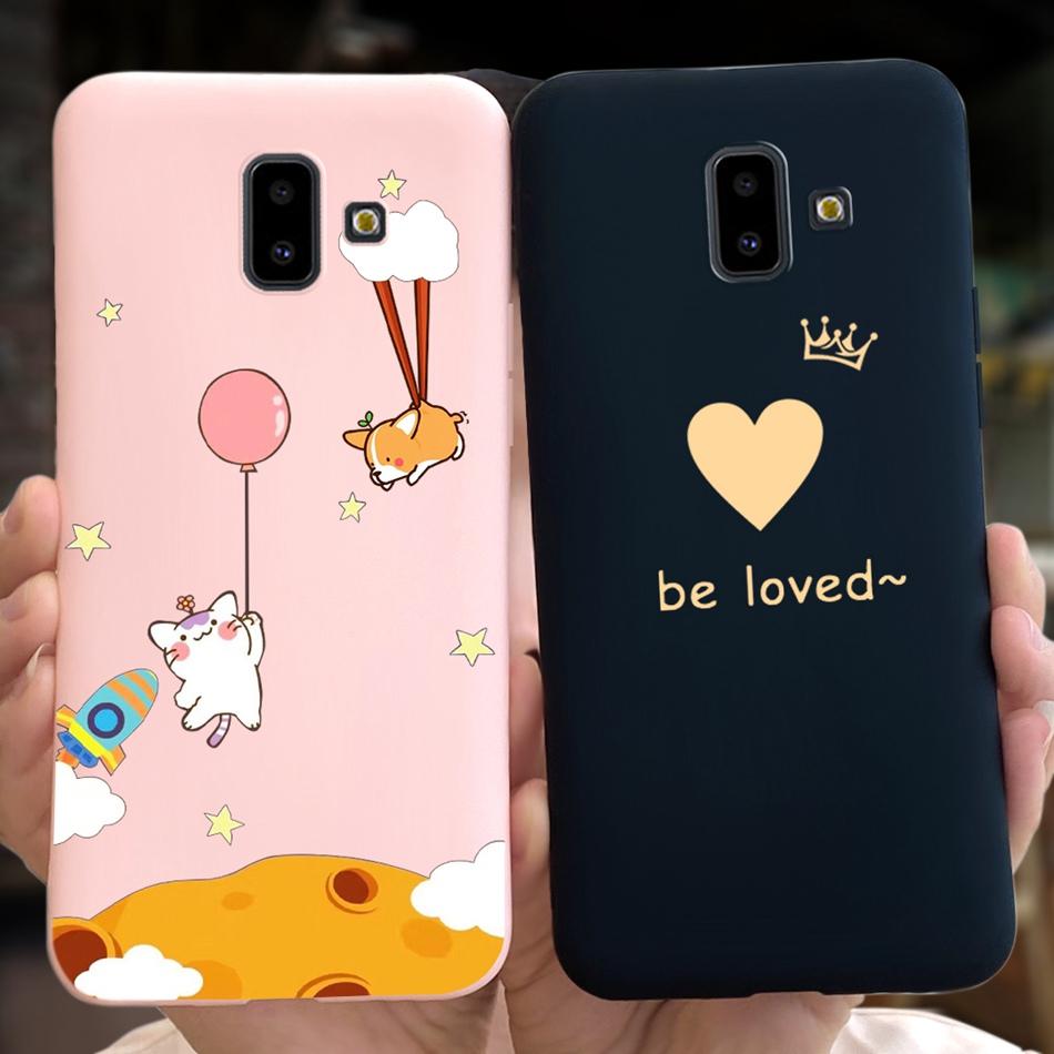 Чехол для Samsung Galaxy J6 Plus 2018 Samsung J6 (2018) J6+ J 6 J6Plus J610F J600G Милый Конфетный Цвет Мягкий Силиконовый Задний Чехол для Телефона