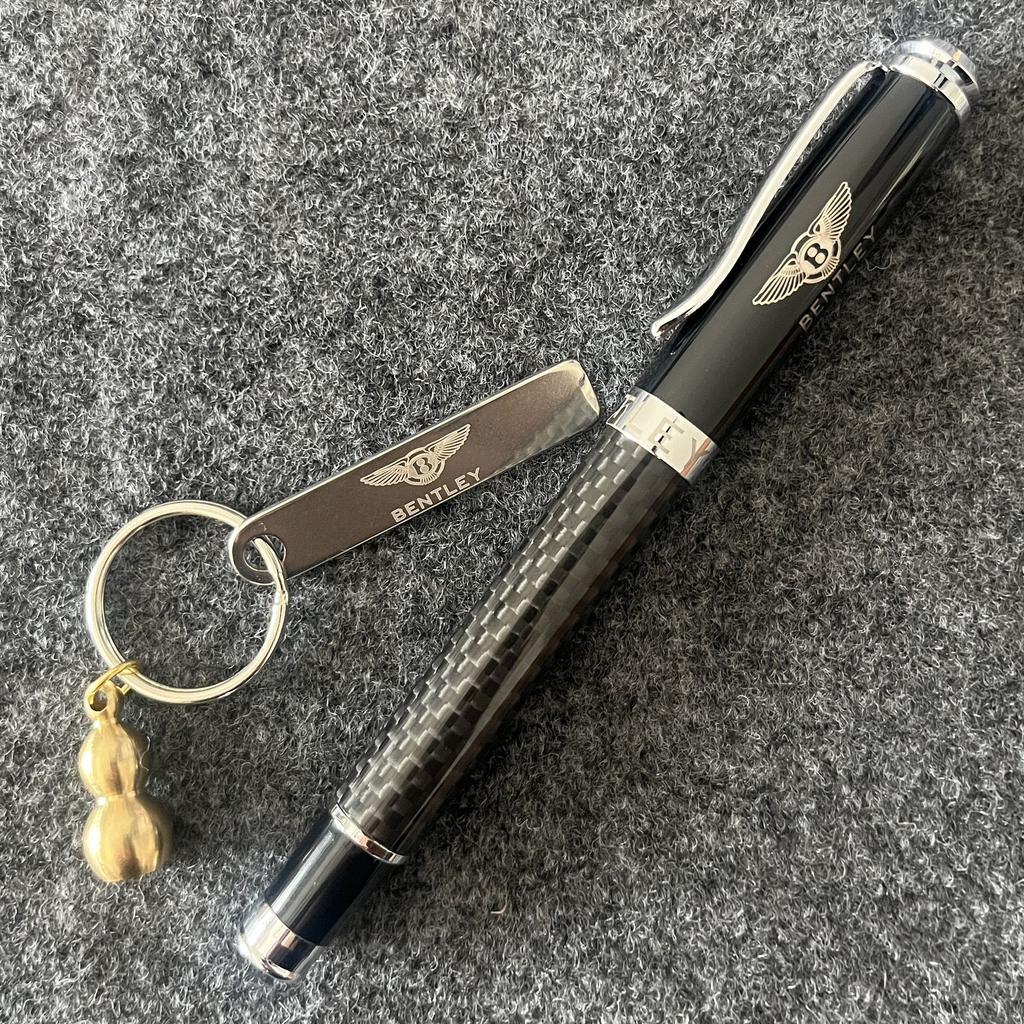 Высококлассный ЛОГОТИП Bentley В том же стиле Металлические Гравированные Подарочные сувениры для пикапа Ручки с подписью Гелевые ручки Для бизнеса и офиса Индивидуальные