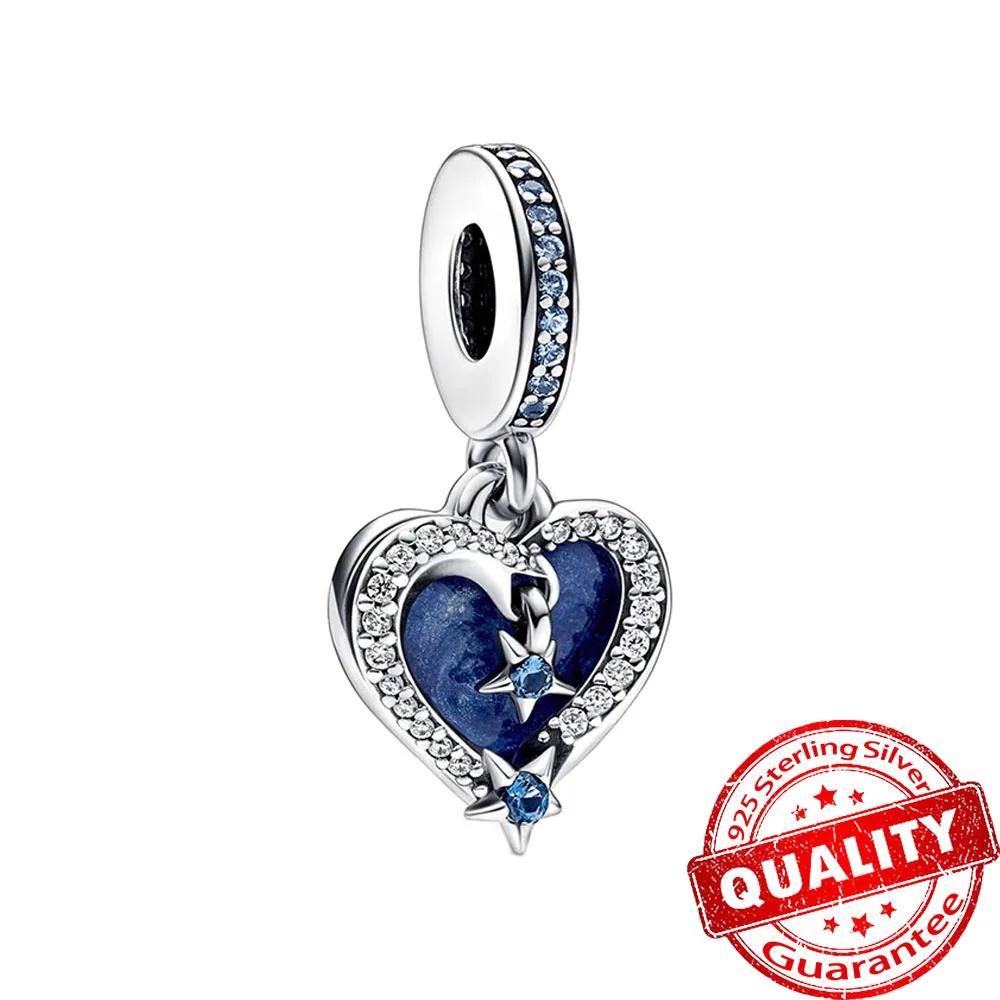 Оригинальные медные разноцветные шармы-бусины в виде звезды, сердца, знака бесконечности для самостоятельного изготовления браслета, ожерелья, женский подарок