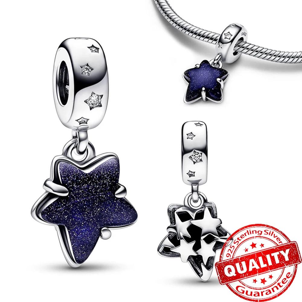 Оригинальные медные разноцветные шармы-бусины в виде звезды, сердца, знака бесконечности для самостоятельного изготовления браслета, ожерелья, женский подарок