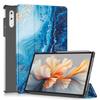 Coque for Lenovo Yoga Tab Plus Case TB520FU PU Leather Hard Back Fold Stand Tablet Funda for Lenovo Yoga Tab Plus 12.7 Inch Case
