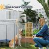 Pet Enclosure, Dog Fence, Pet Playpen, Flexibly Adjustable, Stainless Steel