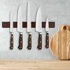 Magnetic Knife Holder 16" Wall Mount Drill-free Sturdy Wood Design Powerful Magnet Strip for Kitchen Utensils Tools Keys Knife Rack Organizer