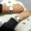 Soue Pair Watch A Basics Pair Watch Pair Couple 38mm X 30mm Size Stainless Steel Mesh Band Silver White Dial [SOUE] Women's Men's