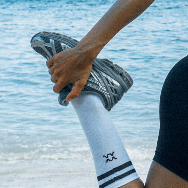 REXY Align Non-Slip Double Cushion Over Crew Socks