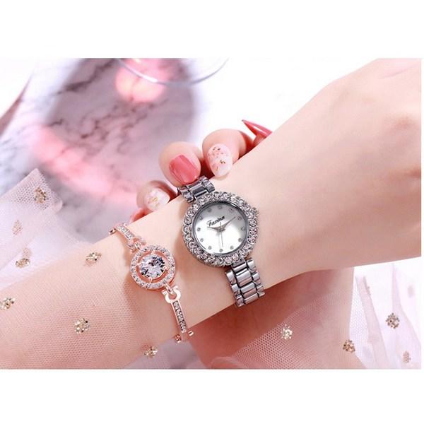Fasina Новые женские часы ручной работы, индивидуальный набор из пяти предметов, модные трендовые легкие роскошные женские часы, популярные корейские часы