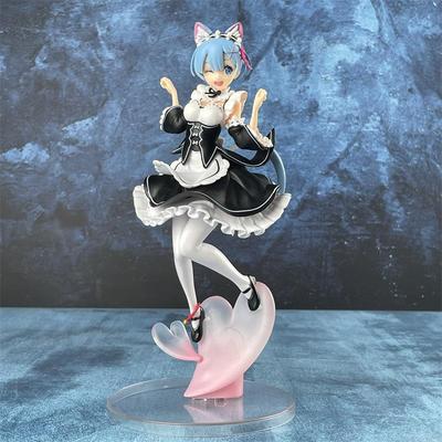 Ре:Zero Rem Maid с кошачьими ушками Аниме Фигурка Украшения