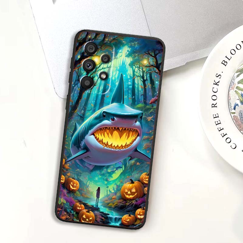Чехол для телефона с дизайном Аниме Биология для Samsung A73 A72 A71 A55 A54 A53 A52 A51 A13 A22 A16 A15 A12 A14 A26 A07 5G Черный