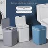 Бесконтактное интеллектуальное мусорное ведро с автоматической крышкой и встроенной системой сбора мусора для ванной комнаты