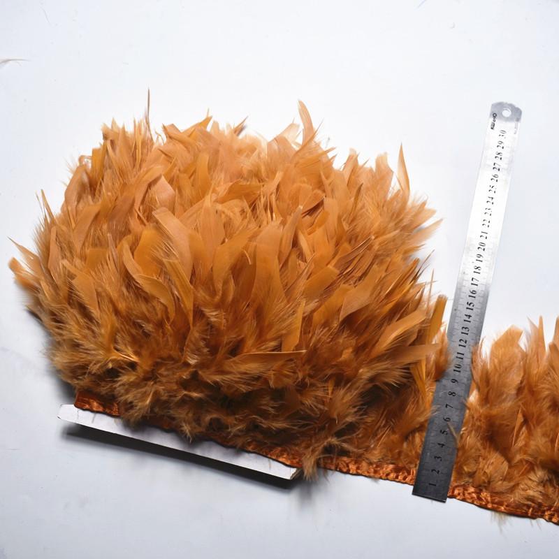 10 метров/лот Отделка бахромой из перьев индейки 4-6 дюймов Перья марабу Отделка Юбка Платье Отделка Лента Перья для рукоделия