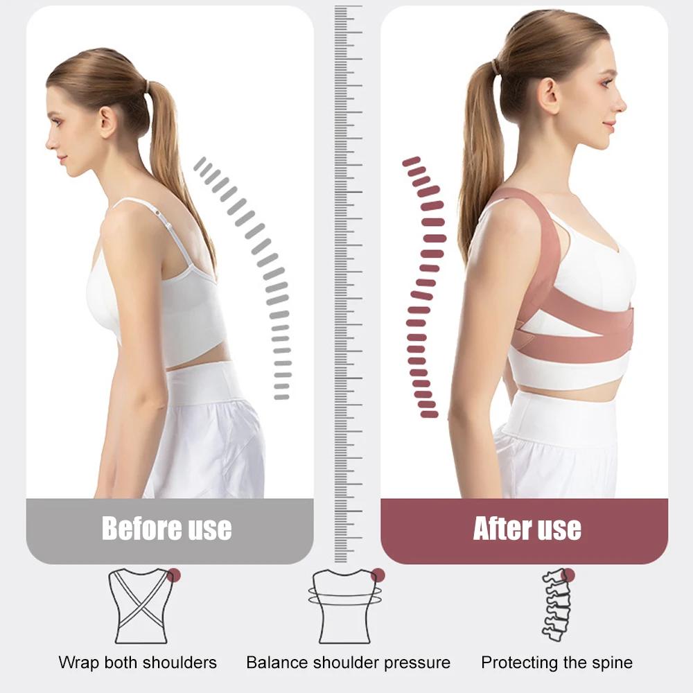 Корректор осанки Beauty Brace Поясничная поддержка для сутулости Искривление позвоночника Выпрямление талии