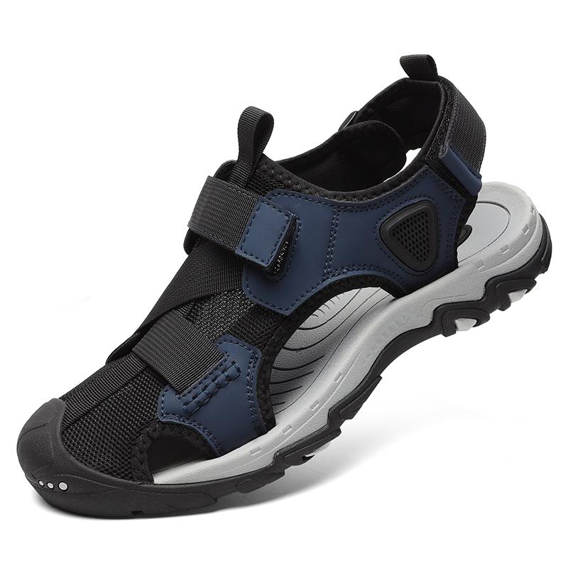 Высококачественные сандалии Летний дышащий и удобный стиль Повседневная офисная работа 38-47 Большой размер Уличная пляжная повседневная обувь