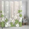 Flower Leaf Bathroom Thickened Waterproof And MildewProof Shower Curtain Design
