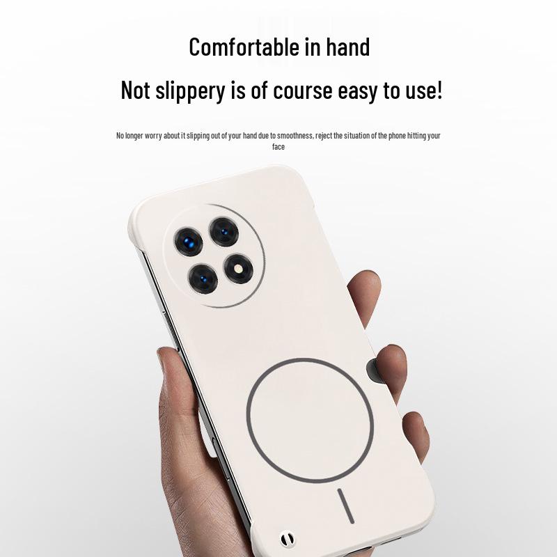 Совместимый с OnePlus Ace 5, этот защитный чехол с ощущением кожи, магнитный, матовый, ударопрочный, однотонный, защищающий от отпечатков пальцев, обеспечивает бесшовную защиту.