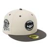 Кепка New Era 59FIFTY MLB Chicago Cubs CHC 7 SIDE ONSPOTZ и Side Straight Flat Летняя Защита от Солнца и УФ-лучей (14693868, NER36C5662) Камень/Темно-серый, Белый,