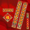 Chinese Calligraphy New Year Door Couplet Set Blessing Words Door Guardian Taoist School Couplet Paper Feng Shui