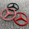 gxrdw2 2025 Hot 70mm Car Front Engine Cover Emblem Sticker for Mercedes Benz GLE GLA GLC ML W117 W117 W176 W177 W204 W205 W213 W253 Acc