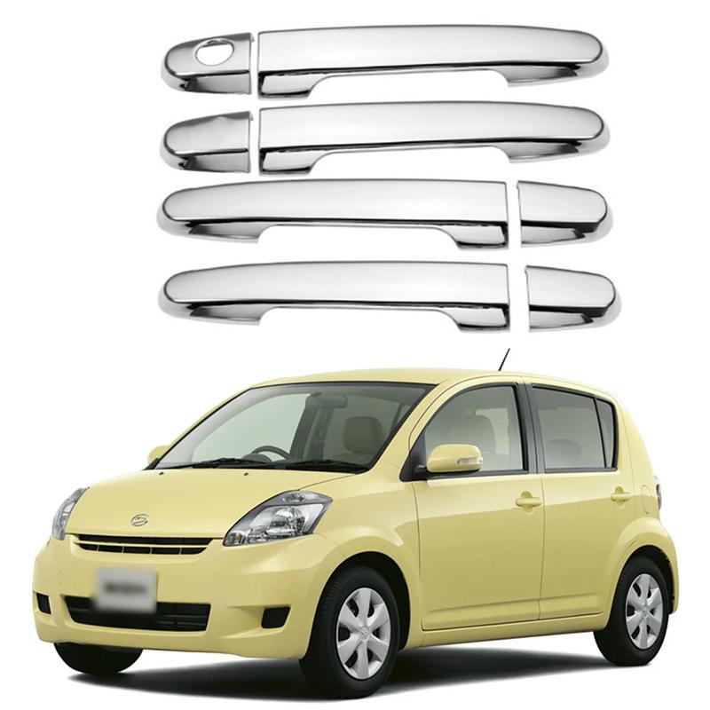 Накладка на дверную ручку с рисунком из углеродного волокна для моделей Daihatsu Boon 2004-2015 годов