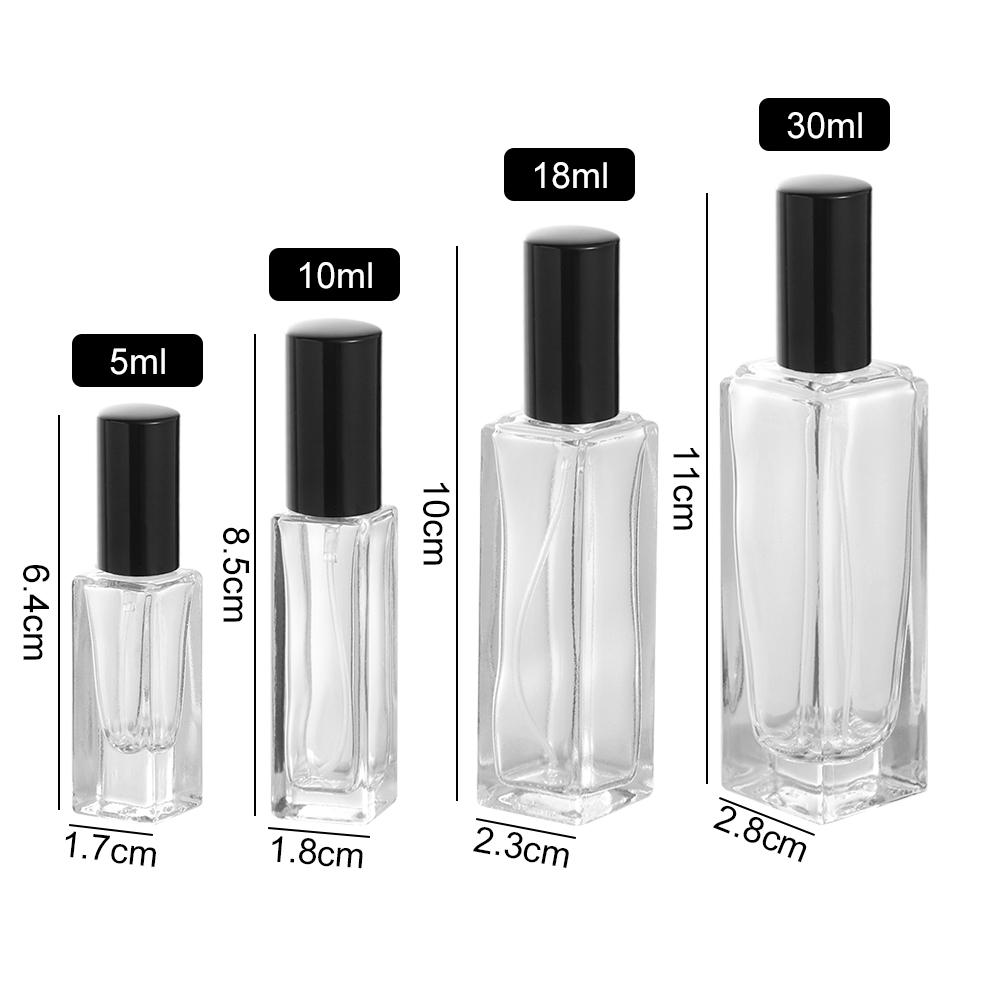 Cosmetic Container Refillable Bottle Perfume Storage Bottle Makeup Tools Glass Spray Bottle