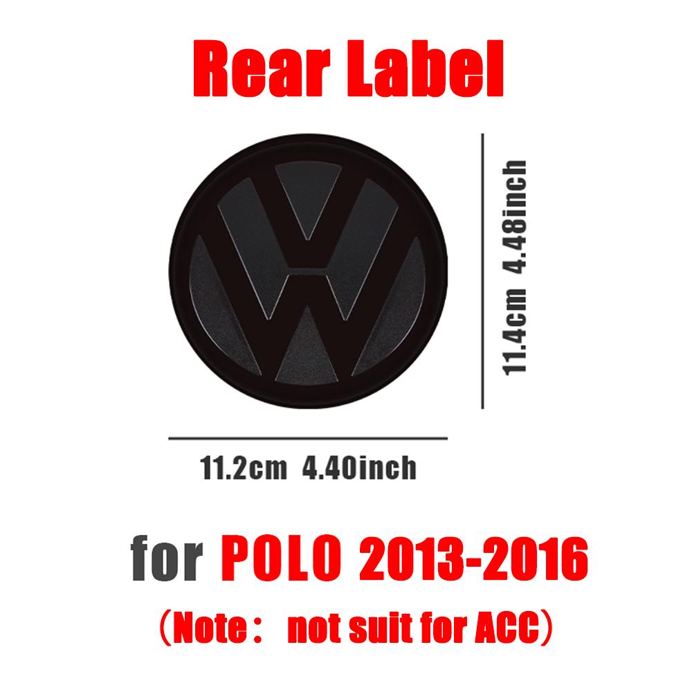 For VOLKSWAGEN VW Non-destructive Gloss Black Front Grill Badge Rear Trunk Lid Emblem Logo For Volkswagen VW Golf 7 7.5 8 2014-2