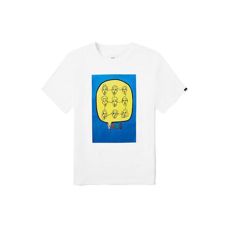 Vans Asia Artist Collaboration Edition T Shirt Men's White VN0A4RATWHT