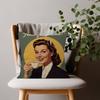 Coffee Pizza Retro Cinema and CafThemed Cushion Cover Decorative Pillow Sofa Home Decor Case Pillow Cases