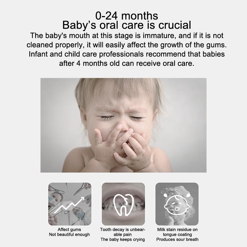 30 шт./кор. детский очиститель языка одноразовая марлевая зубная щетка бумажный стержень очиститель полости рта щетка для новорожденных уход за полостью рта палочка уход за зубами