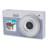 Digital Camera 2.8 Inch + 1.4 Inch Dual Screen Camera HD 1080P 16x Zoom Retro Student Camera for Teens Boys Girls Silver