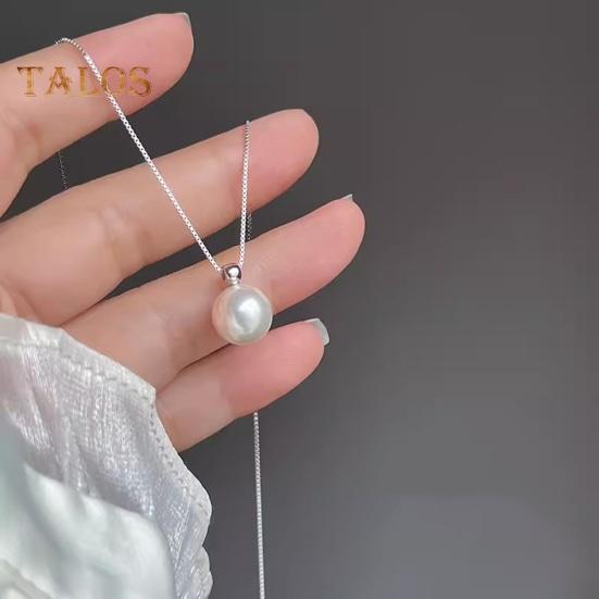 Women Necklace Faux Pearl Pendant Copper Snake Bone Chain Party Wedding Prom Clavicle Necklace Neck Jewelry