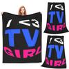 Плед с изображением группы TV Girl Мягкий теплый фланелевый плед Покрывало для кровати Гостиной Пикника Путешествий Дома Дивана