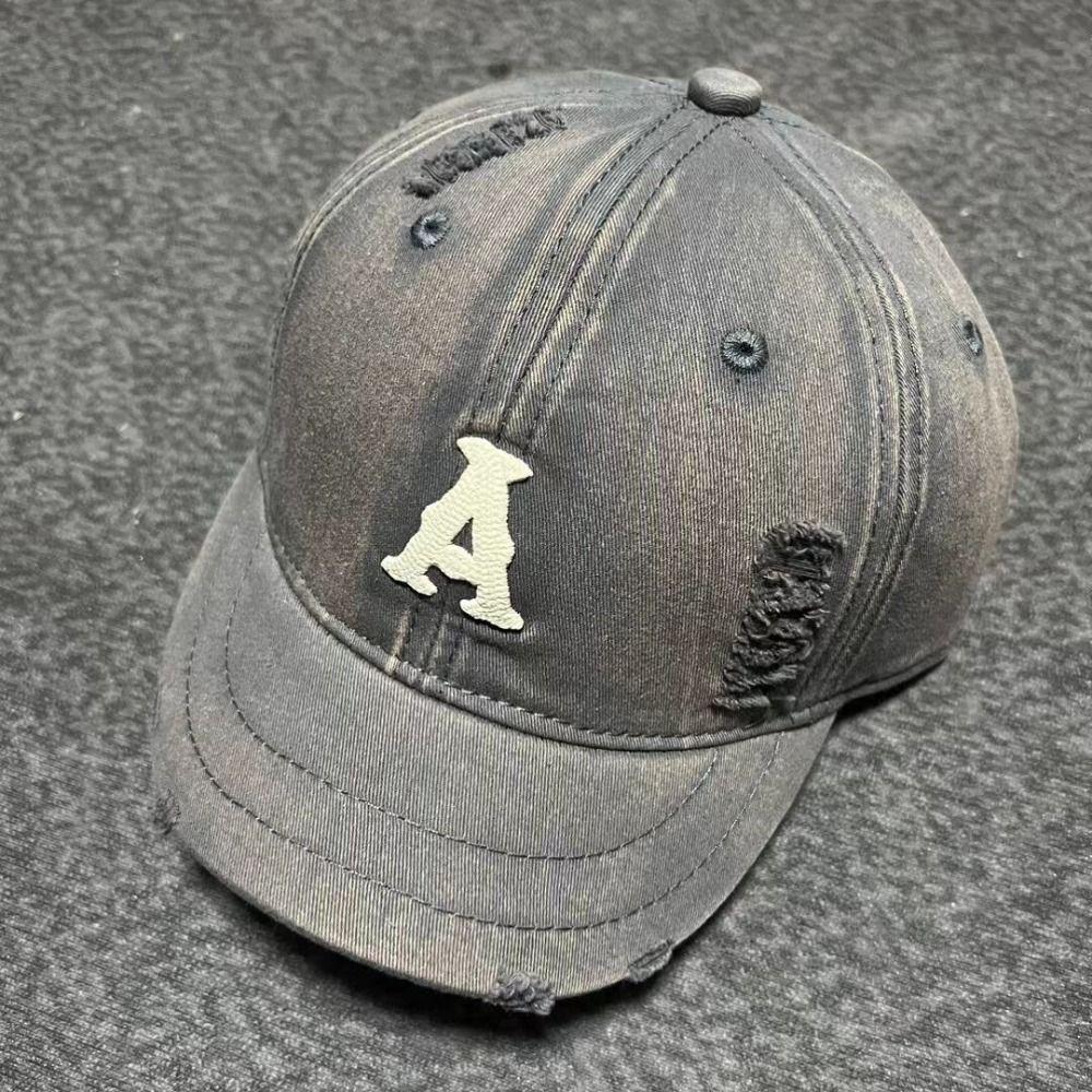 Embroidered Embroidery Letter Baseball Hat Retro Sun Hat Fashion Men Baseball Cap  Outdoor