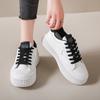 Новые женские маленькие белые туфли универсальные толстые подошвы спортивные плоские повседневные туфли на платформе кроссовки Zapatos para mujeres