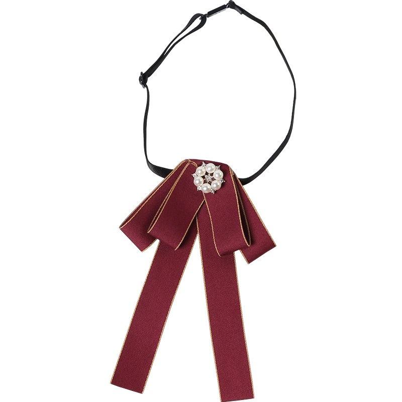Japanese Style Bow Tie for Women Student Preppy Style Shirt Accessories JK