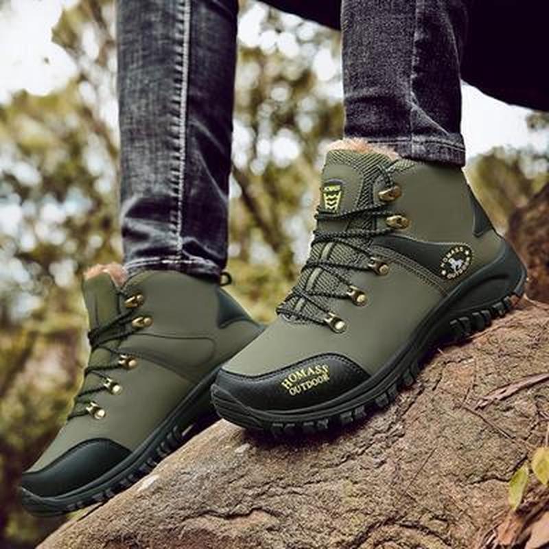 Мужские теплые водонепроницаемые ботинки