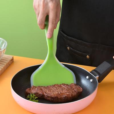1 шт. Силиконовая лопатка с широким горлом, антипригарный скребок, лопатка для приготовления стейка, говядины, яиц, лопатка для блинов, инструменты для выпечки, кухонная лопатка для приготовления пищи