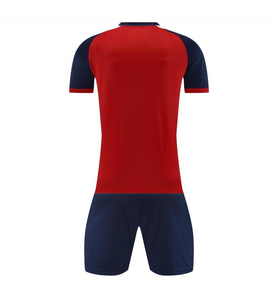 Мужская быстросохнущая дышащая тренировочная футболка для футбола с настраиваемыми буквами и цифрами