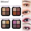 Четыре цвета Fine Flash Палитра теней для век Стереоскопическая ослепительная мягкая палитра теней для век