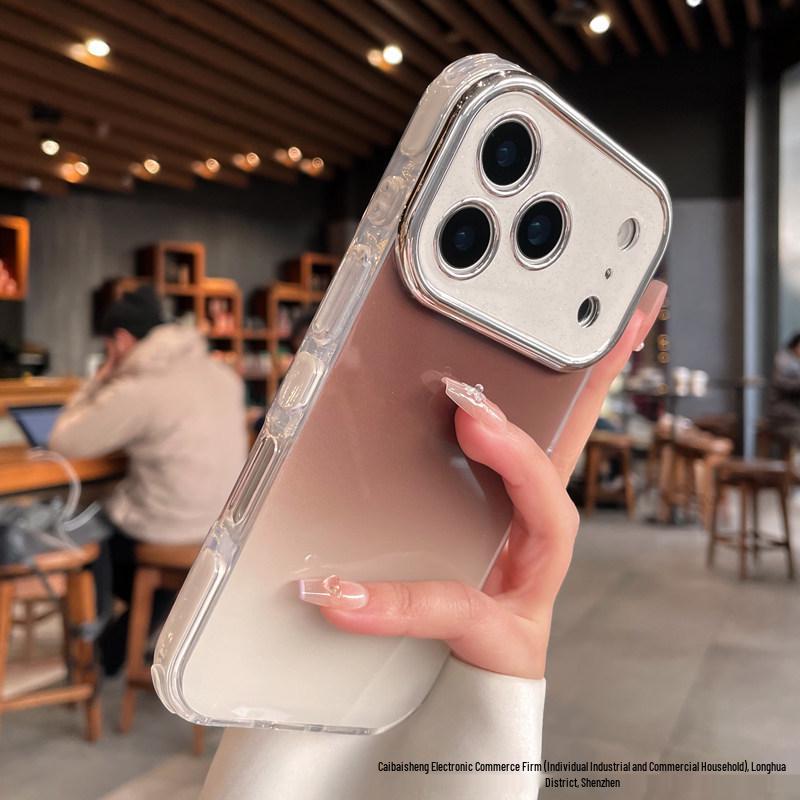 Совместимый с Apple iPhone 17 Pro Max Защитный чехол-градиент с блестками iPhone 16 Большое окно 15 Гелевый чехол