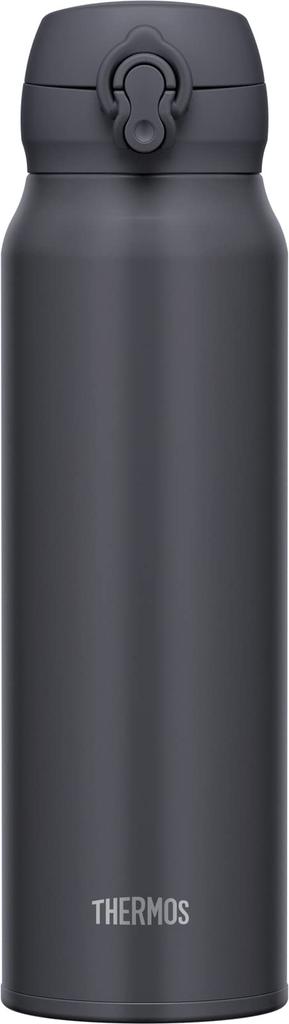 Thermos Vacuum Insulated Portable Smoke with Detachable Spout for Easy Stainless Steel Keeps Drinks Hot or SMB Mug, 750ml, Black, Cleaning,