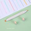 6pcs Super Soft Double Head Highlighter Pens Set Brush Tip Light Color Marker Spot Liner for Drawing Painting Art School