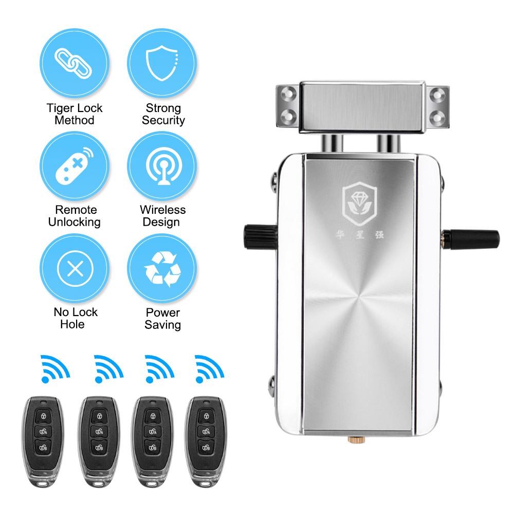 Комплект интеллектуального дверного замка, интеллектуальный беспроводной пульт дистанционного управления, вход без ключа, электронный замок, защита от кражи