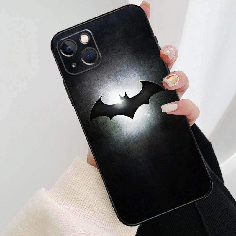 Bat Phone Case For iPhone 17 Pro Max 16 15 11 13 12 14 Pro Max mini 15 16 Plus 16e 17 Air Cover