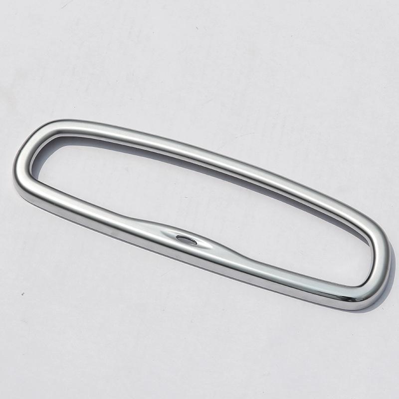 ABS Chrome Car Styling Inner Rearview Mirror Frame Decoration Cover Sticker For Land Rover Freelander 2 2009-2015