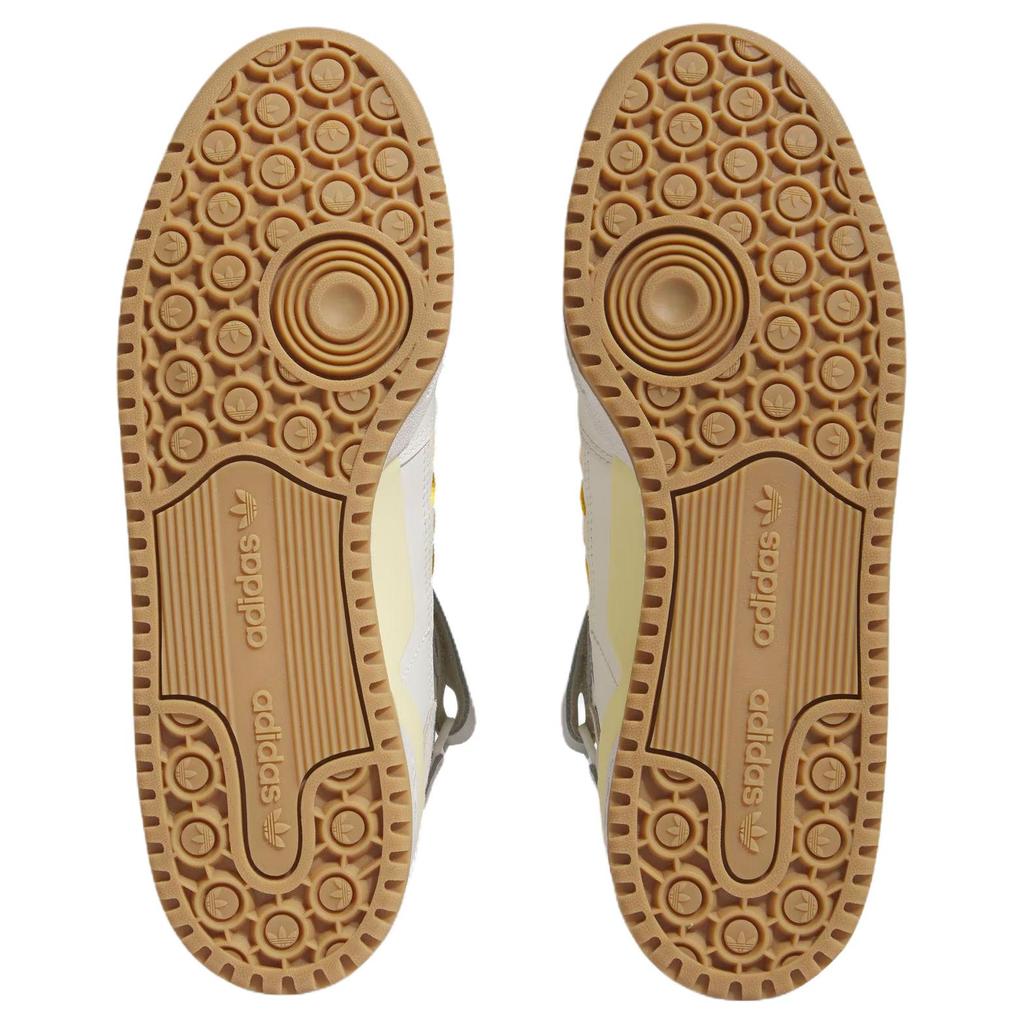 Adidas Кроссовки унисекс Forum Mid Summer Camp - Легкие желтые кремово-белые с экипажным желтым IE7181