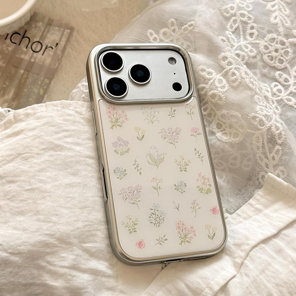 Художественный чехол для телефона с цветами для iPhone 16, iPhone 17 и iPhone 17 Pro Max
