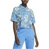 Nike Женские рубашки-поло Синий воротник-поло Умеренный прямой крой DH2479-469