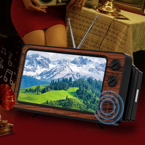 12"/14" Увеличитель экрана для мобильного телефона Ретро ТВ Усилитель 3D Высокое разрешение Экран мобильного телефона