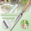 Stainless Steel Garden Shovel with Scale Anti Slip Handle Potting Soil Scoop  Garden Tools