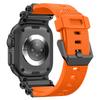 Silicone Strap For Apple Watch Ultra 2 Band 49mm Rugged metal+rubber Bracelet iWatch Series 10 9 6 3 7 8 SE 44mm 45mm 46mm bands